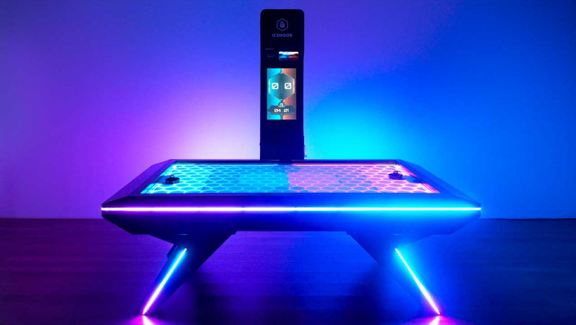 Interaktywny stół air hockey